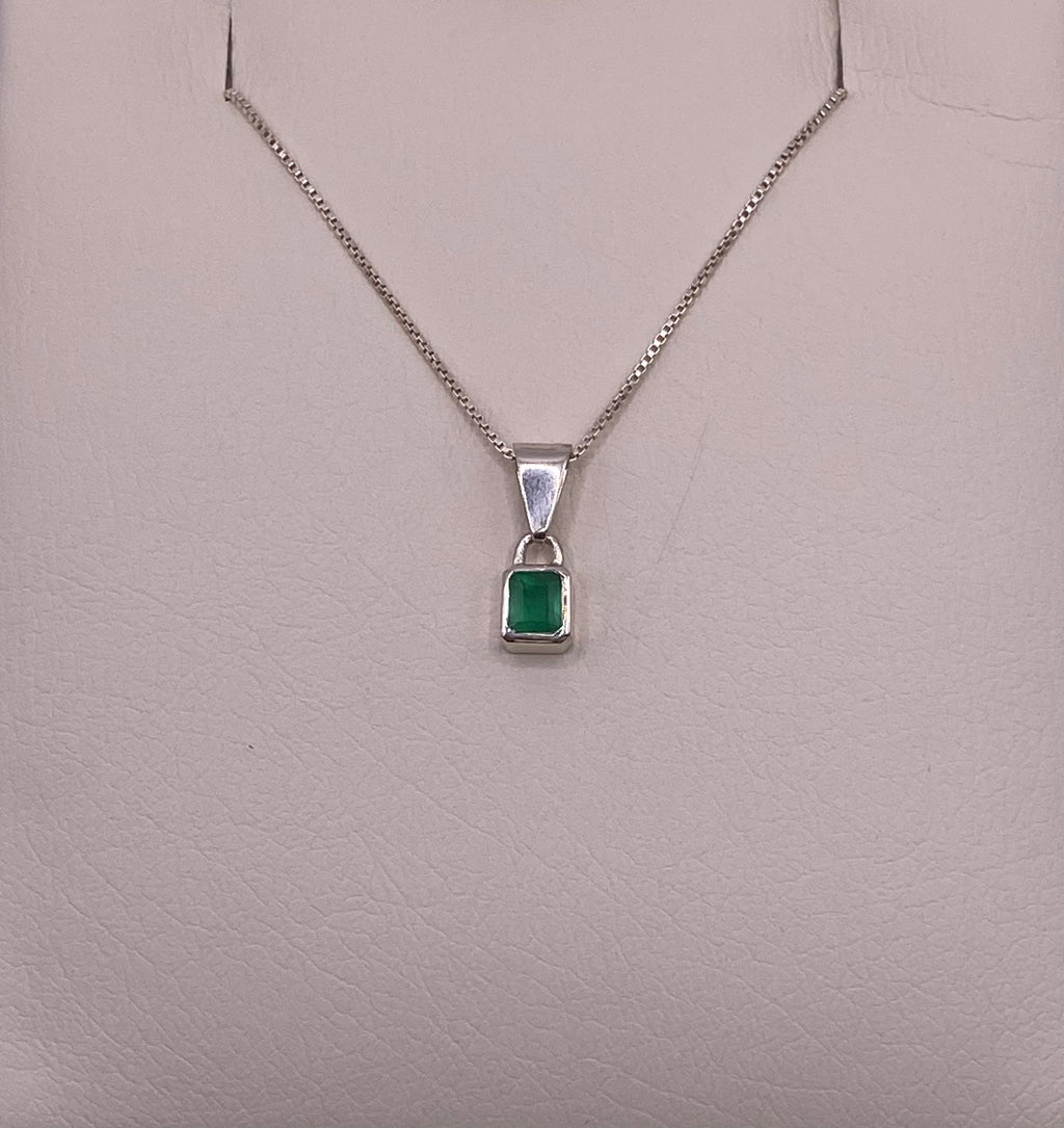 Cadena +Dije cuadrado