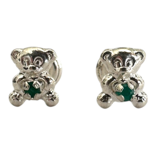 Aretes abrazo esmeralda
