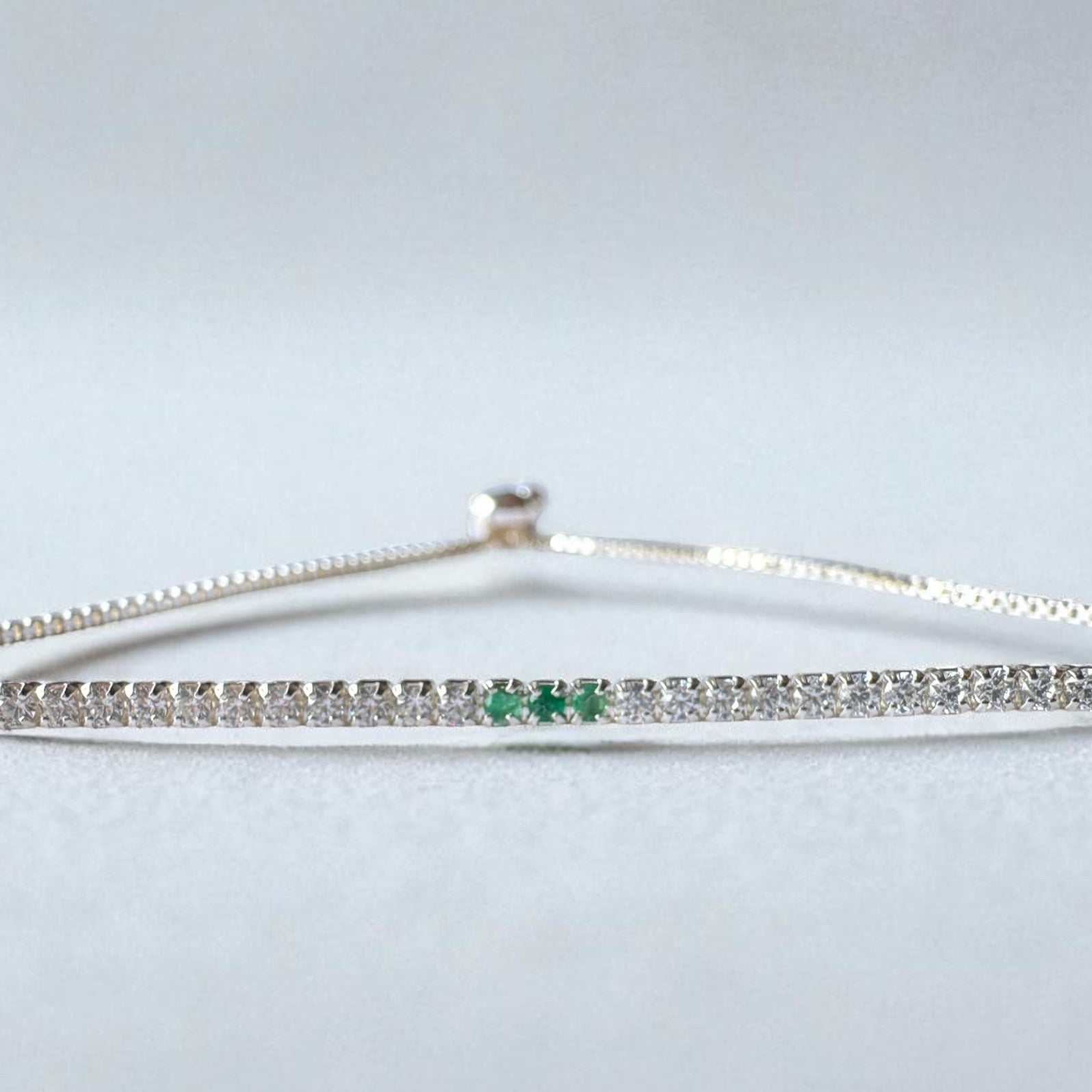 Pulsera tenis tipo pandora (Mujer)