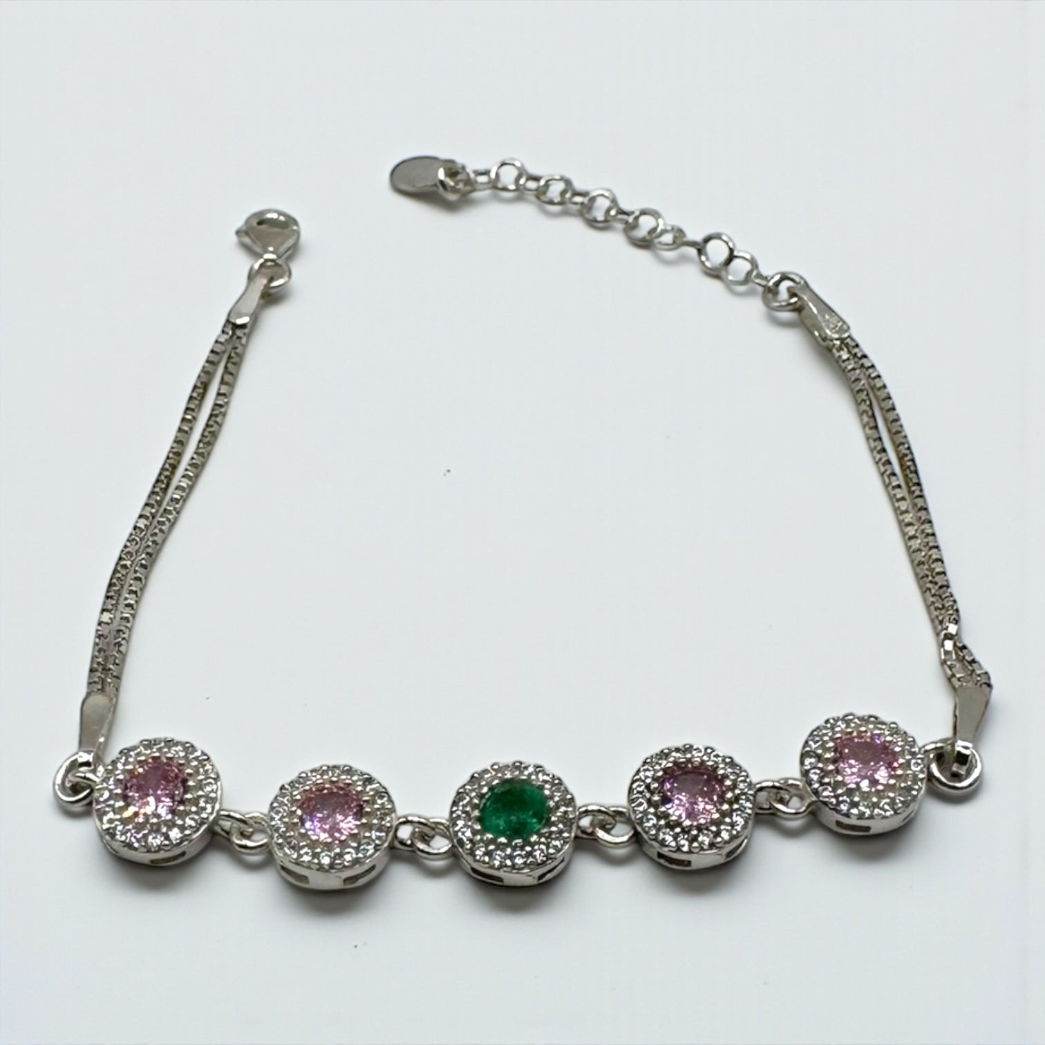 Pulsera jardín de brillos