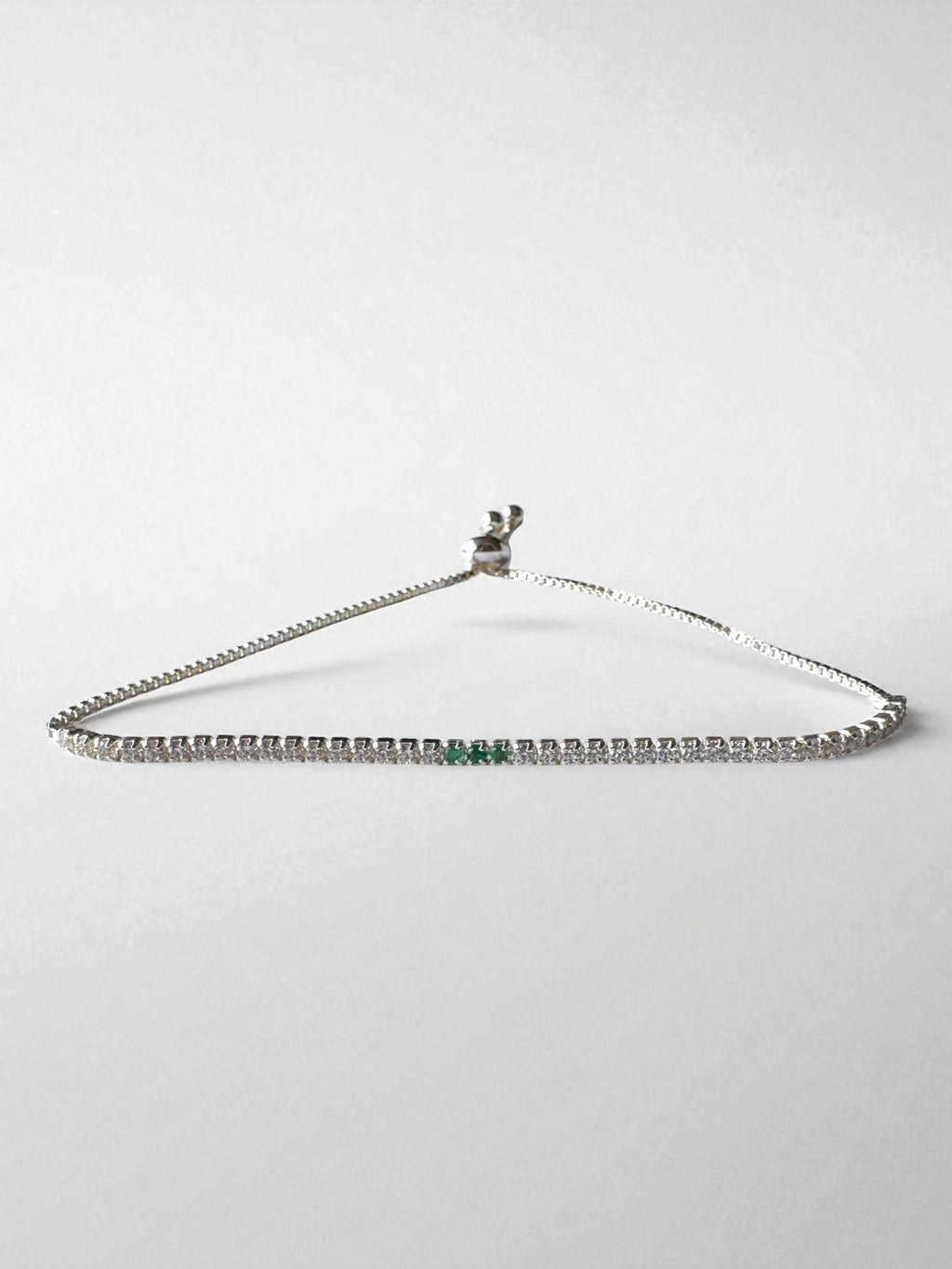 Pulsera tenis tipo pandora (Mujer)