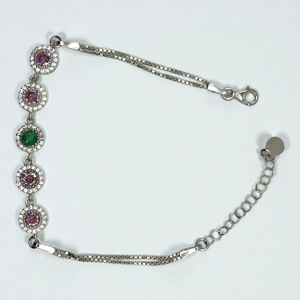 Pulsera jardín de brillos
