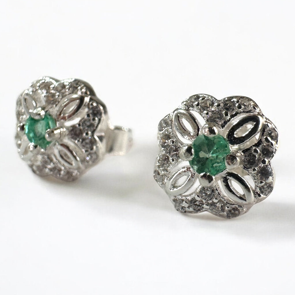 Aretes flor sagrada