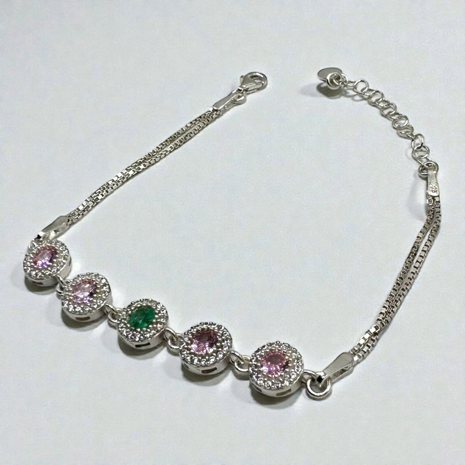 Pulsera jardín de brillos