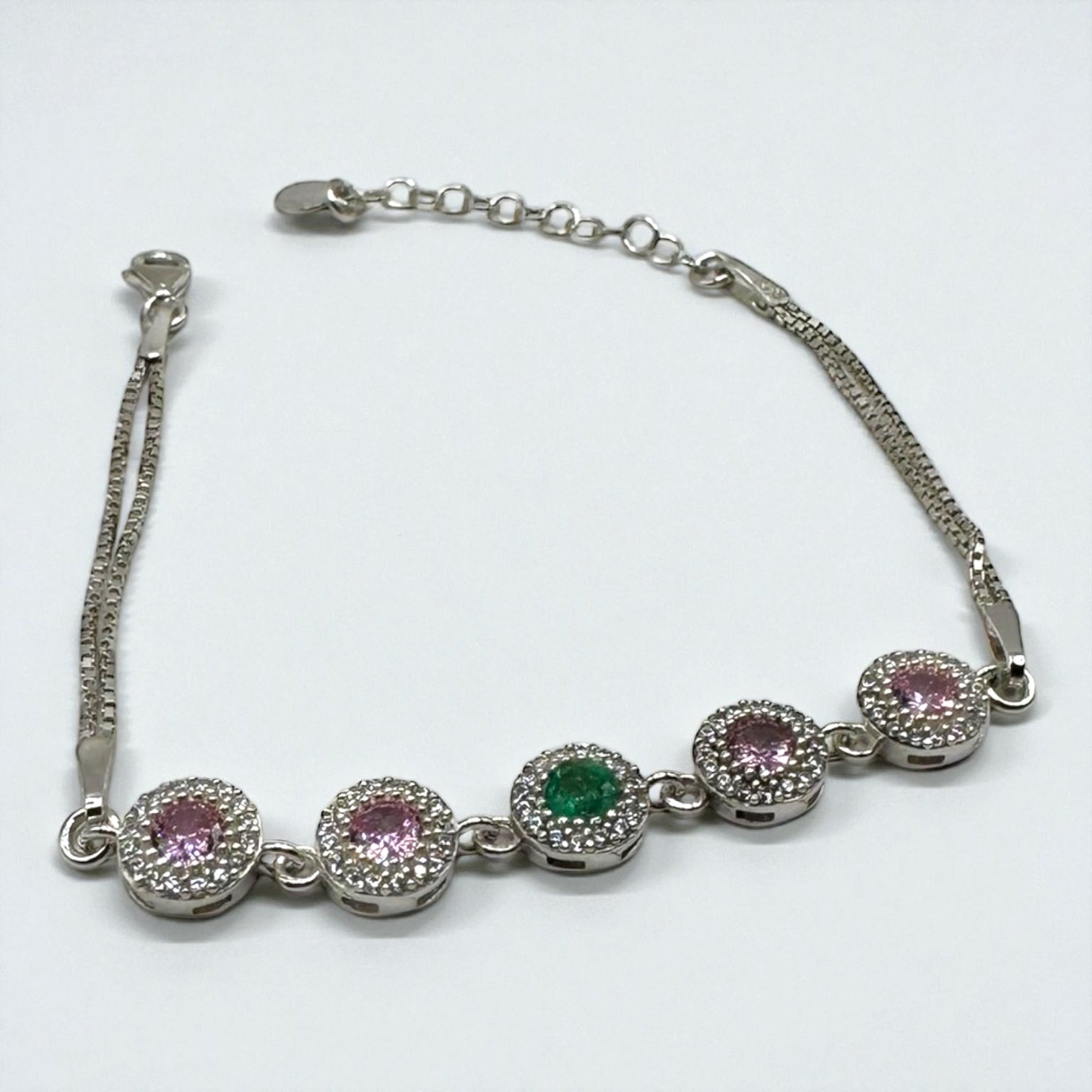 Pulsera jardín de brillos