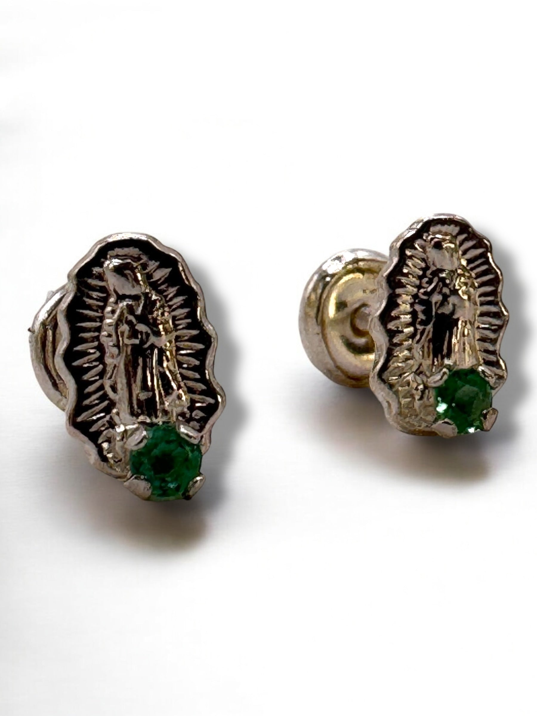 Aretes de la virgen de Guadalupe