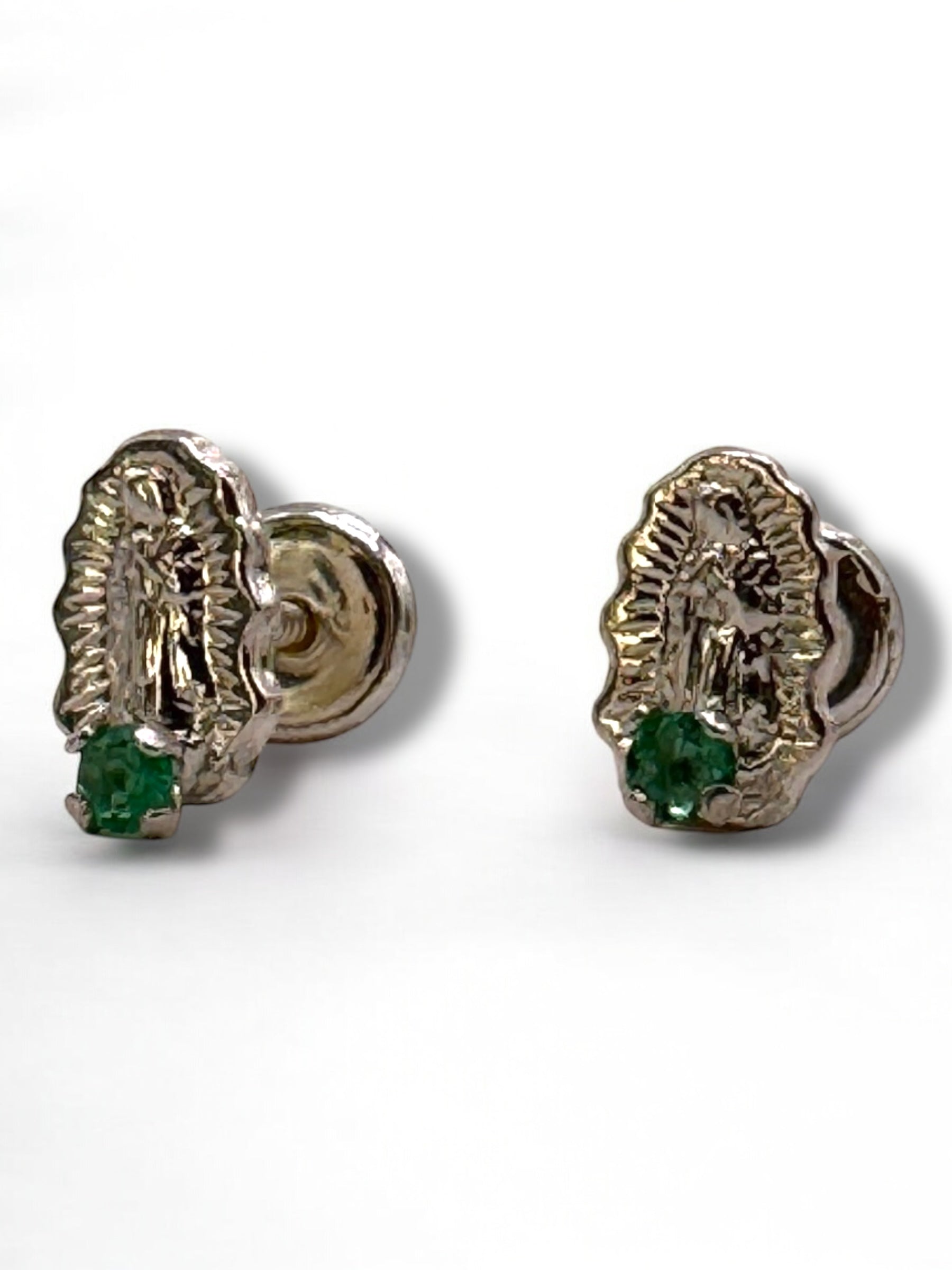 Aretes de la virgen de Guadalupe