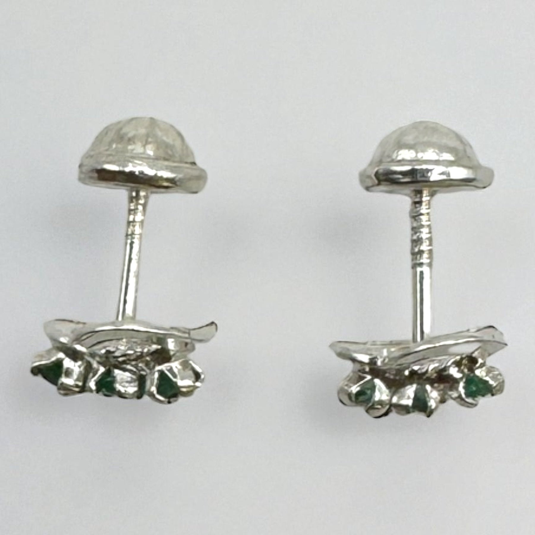 Aretes cometa de jade