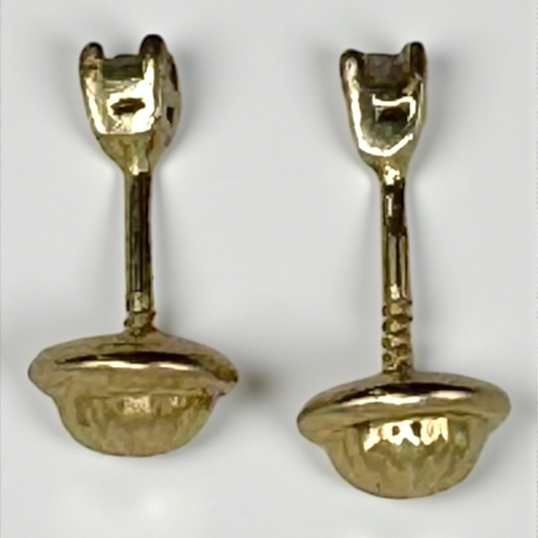 Aretes Miniatura Oro 18k - Diamantes