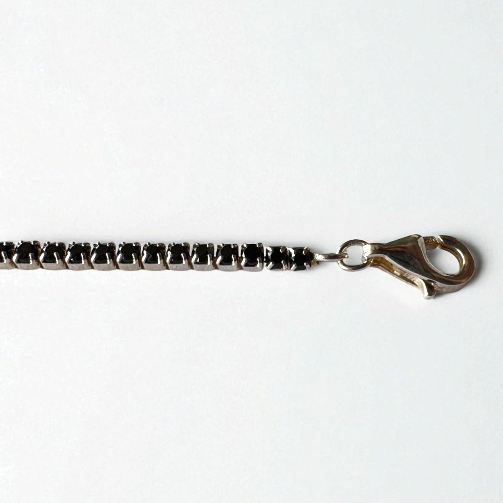 Pulsera tenis negra - Ajustable